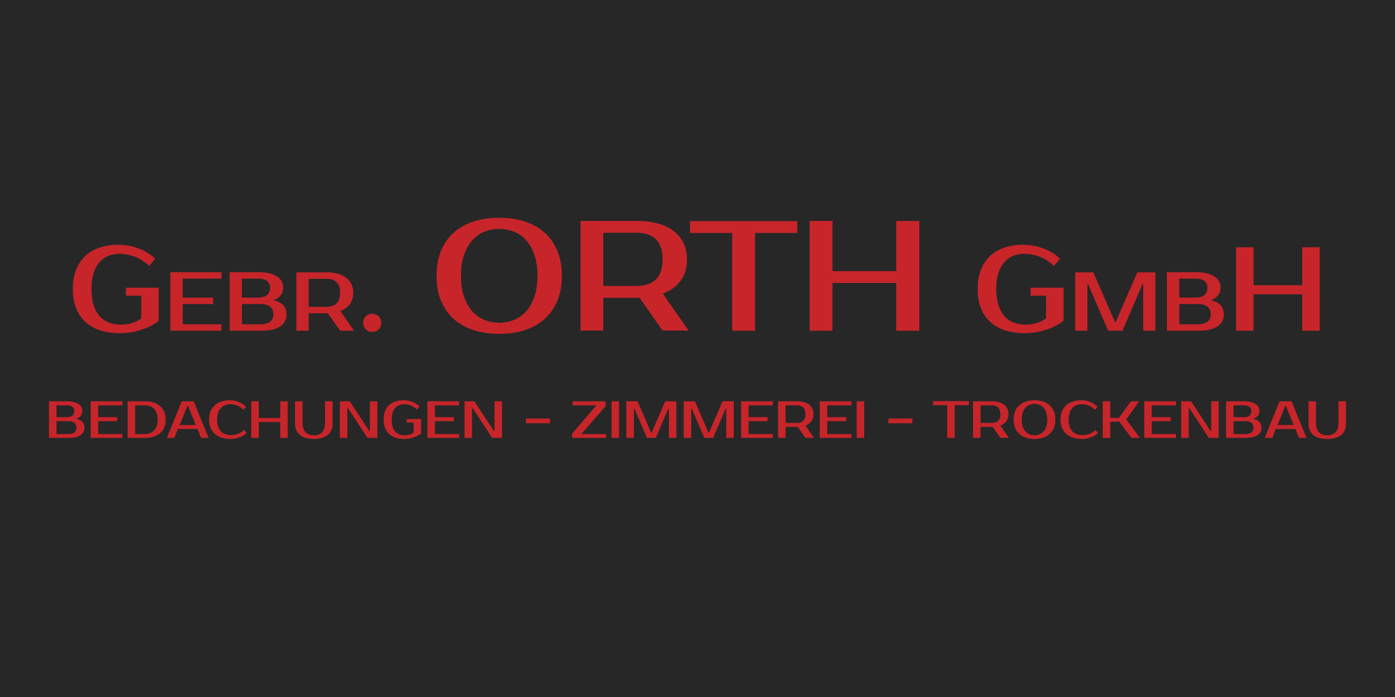 Logo der Gebr. Orth GmbH aus Bad Neuenahr-Ahrweiler, Fachbetrieb für Dachsanierung und energetische Sanierung.