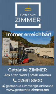 Getränke Zimmer Banner