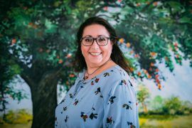 Portrait der Inhaberin Andrea Nelles vom Eifeler Pflegedienst in Berg-Krälingen.