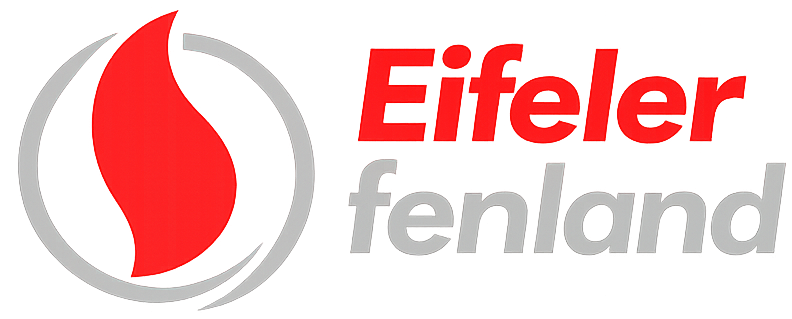 Logo von Eifeler Ofenland Hellenthal als Fachbetrieb für Ofenbau, Kaminbau und moderne Heiztechnik in der Eifelregion mit Fokus auf Qualität