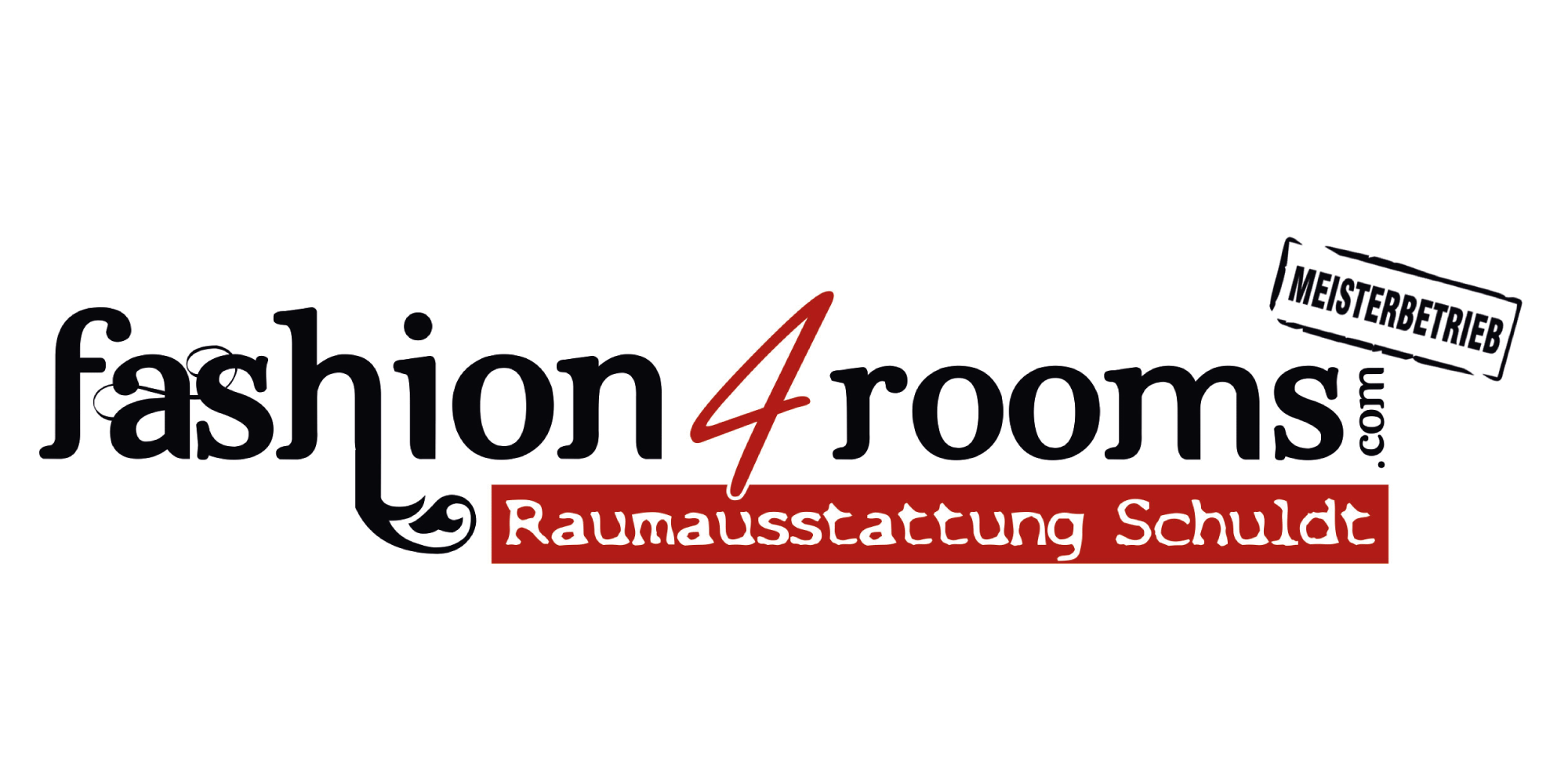 Logo von fashion4rooms, Raumausstatter in Sinzig, steht für modernes Design, Qualität und kreative Raumgestaltung